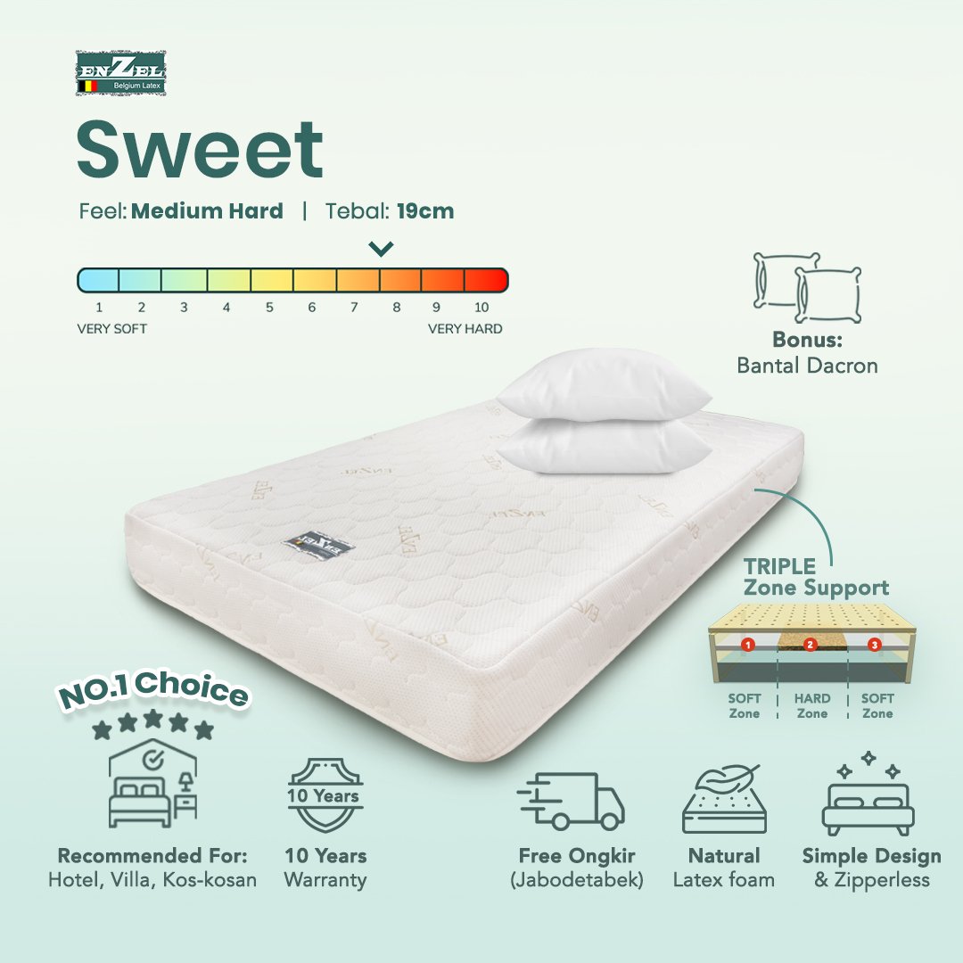 Kasur Latex Ekonomis - Enzel Sweet